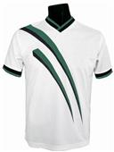 Pre-#ed AGGRESSOR Soccer Jerseys FOREST w/BLK #s
